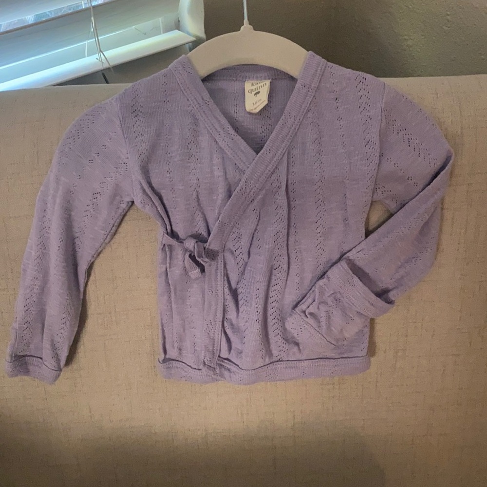 Kate Quinn kimono style shirt 3-6 months